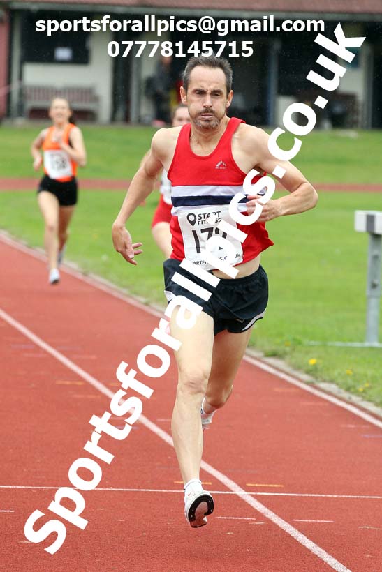 800 metres 38, NECAA Open Meeting, Morpeth, Sunday, March 23rd. David T. Hewitson/Sports for All Pics